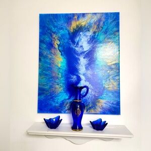 Very cute hand painted canvas can do custom colors if you would like!!